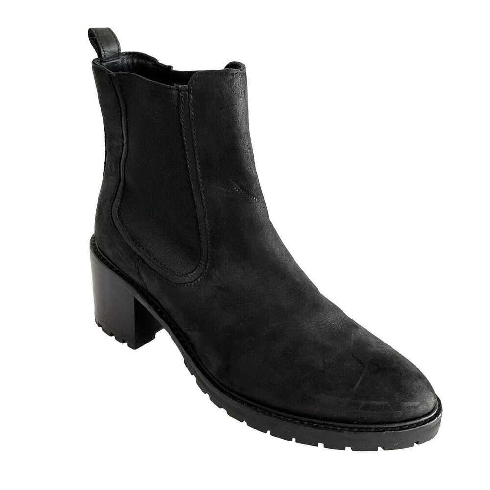 Thursday Black Leather Everyday Bootie Chelsea Handmade Mexico 10